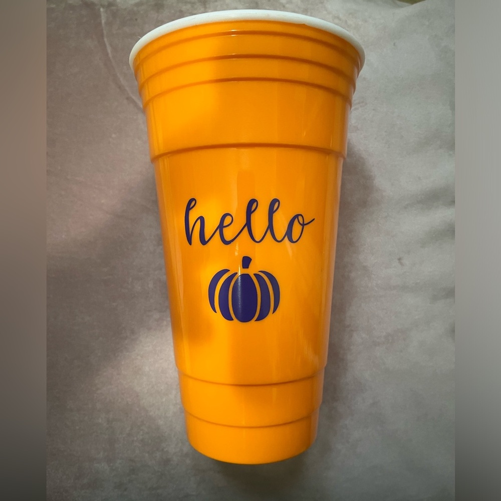 ⚠️ New! XL Double wall insulated re-usable solo cup l